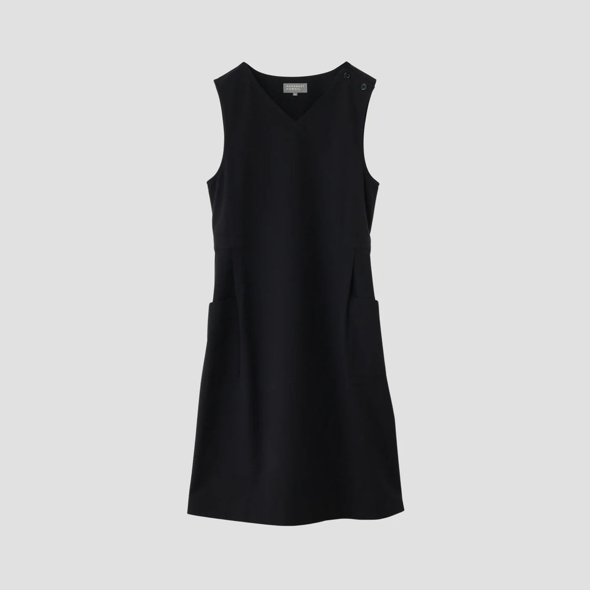 WOOL COTTON PLAINWEAVE DRESS