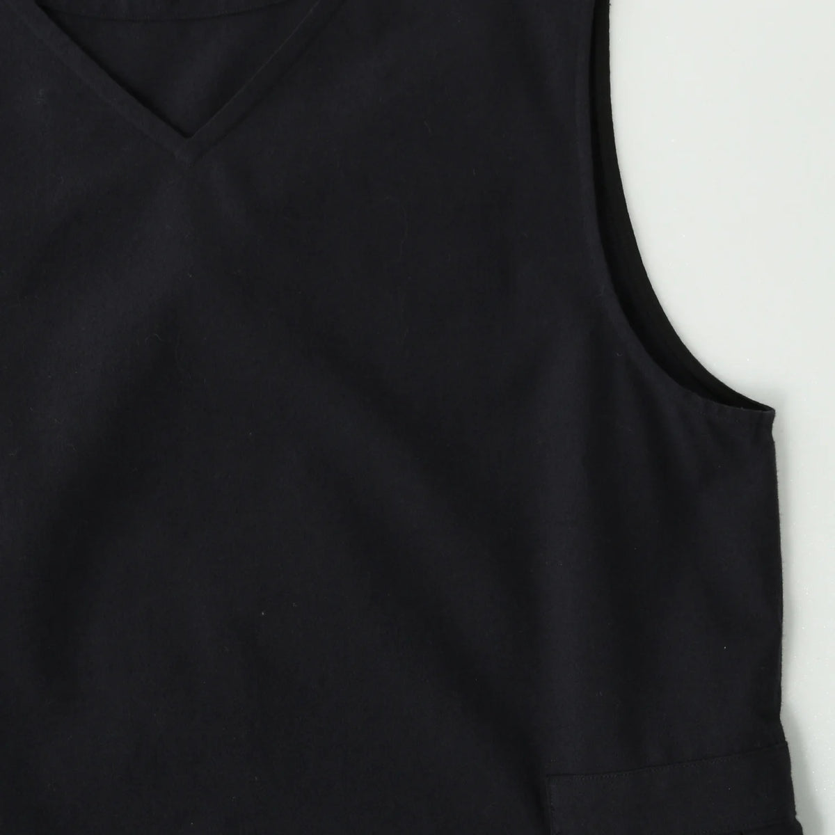 WOOL COTTON PLAINWEAVE DRESS