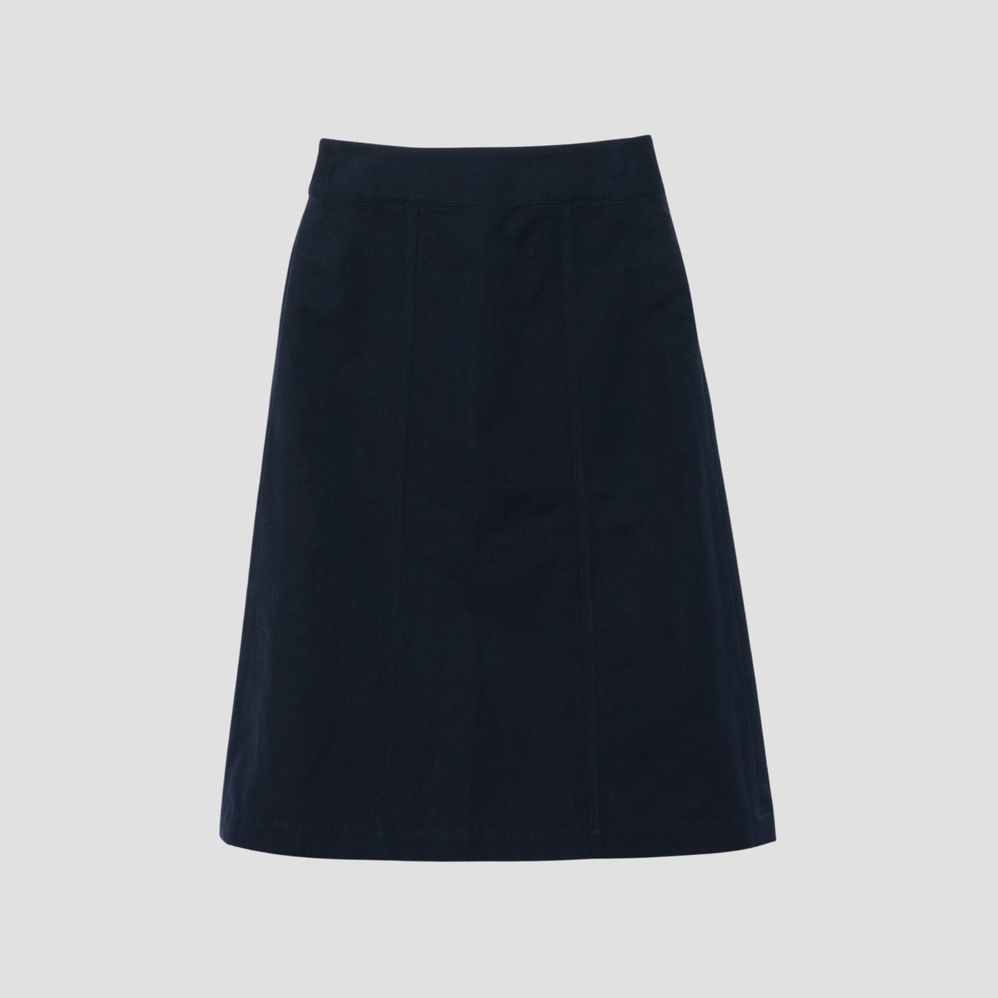 COTTON LINEN CANVAS SKIRT