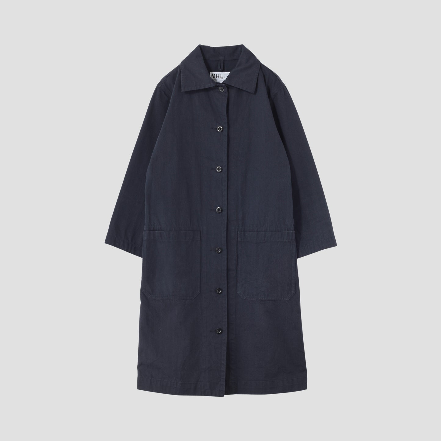 YARN DYE COTTON TWILL DRESS
