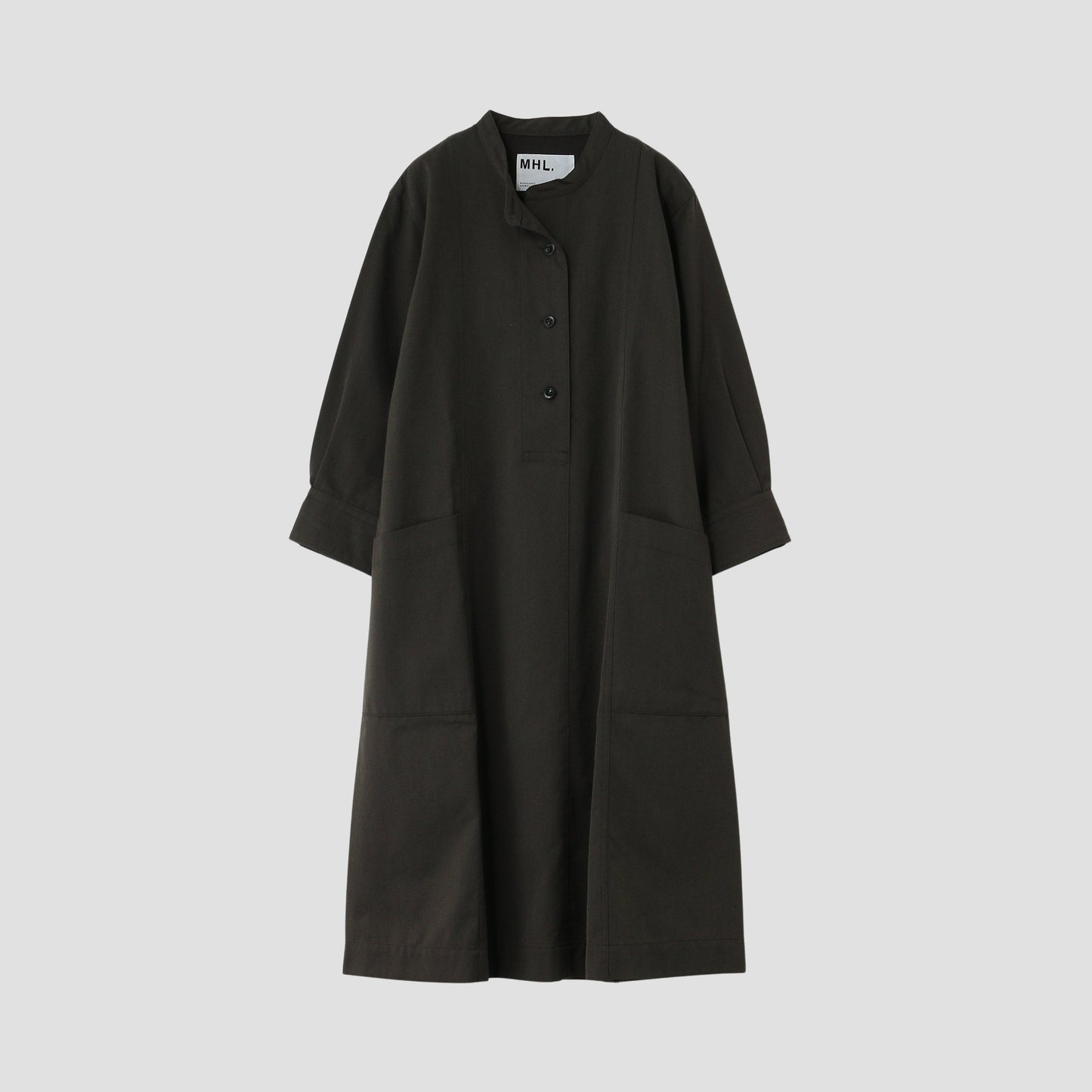 COTTON WOOL TWILL DRESS
