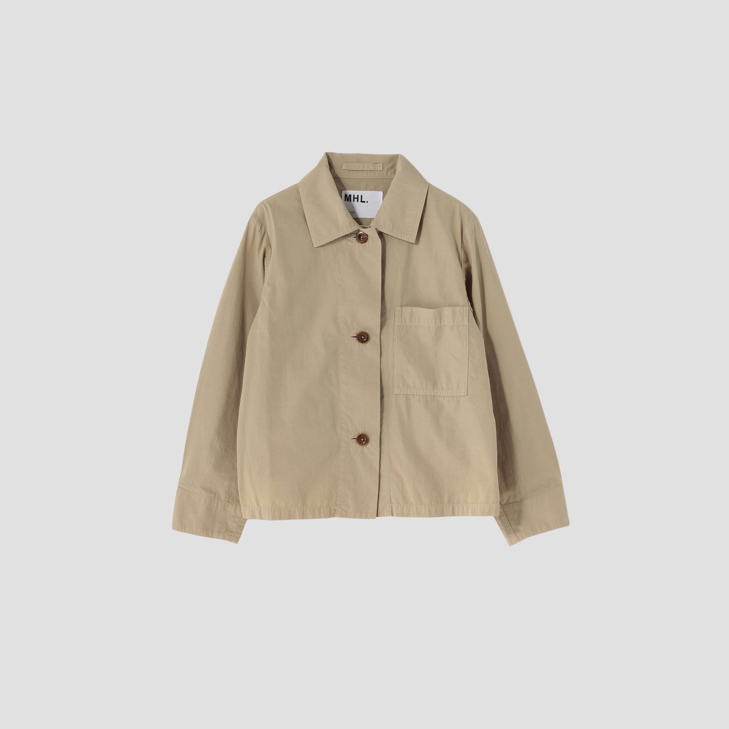 COMPACT COTTON POPLIN BLOUSON