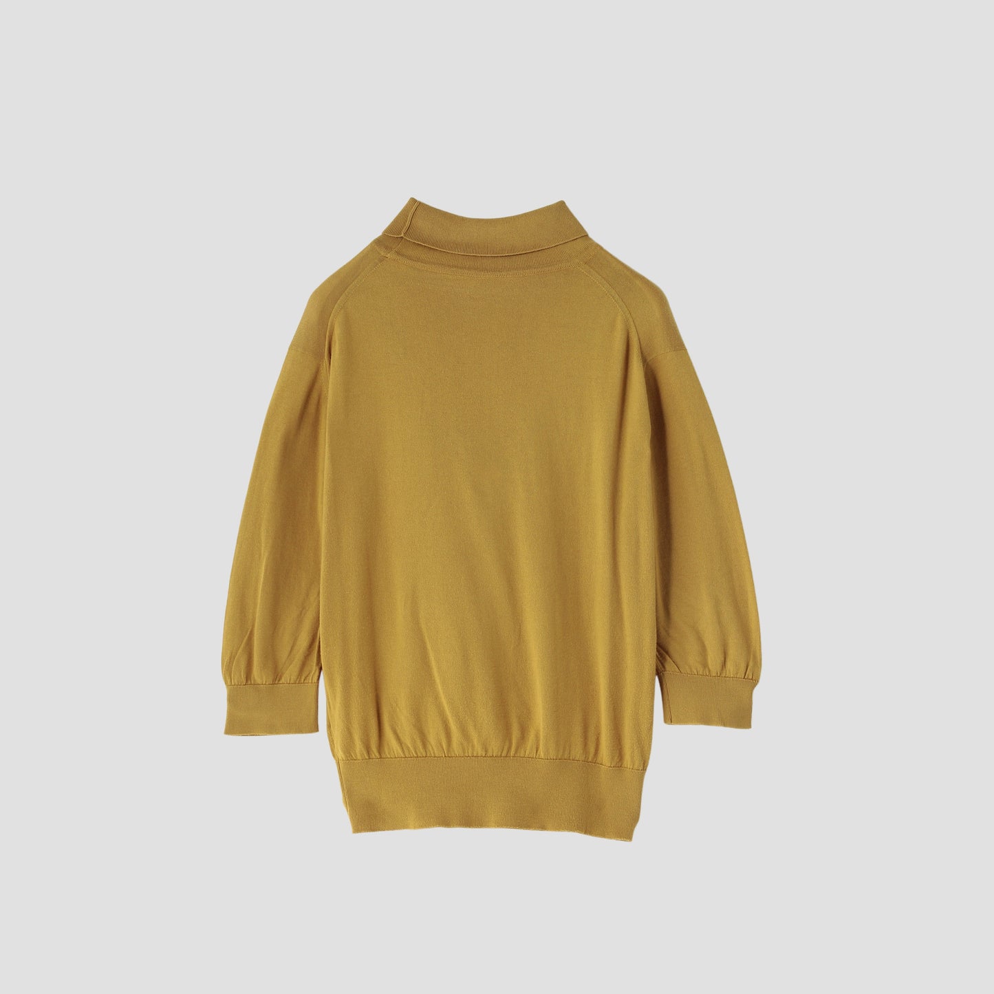SEA ISLAND COTTON TURTLE NECK KNIT
