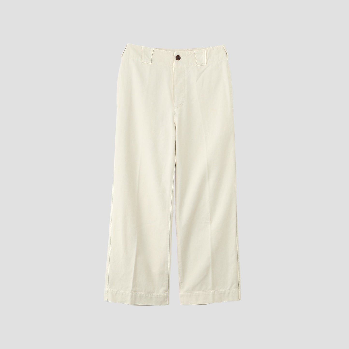 SOFT TWISTED YARN COTTON TROUSERS
