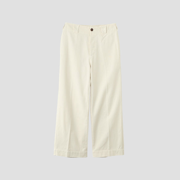 SOFT TWISTED YARN COTTON TROUSERS