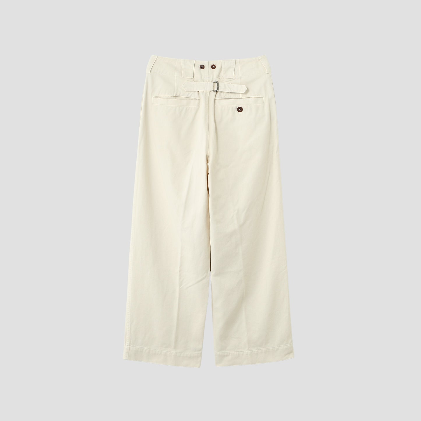 SOFT TWISTED YARN COTTON TROUSERS