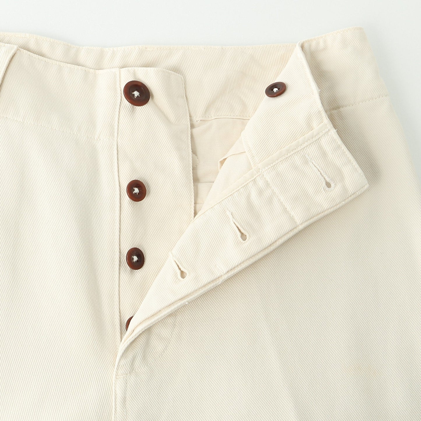 SOFT TWISTED YARN COTTON TROUSERS