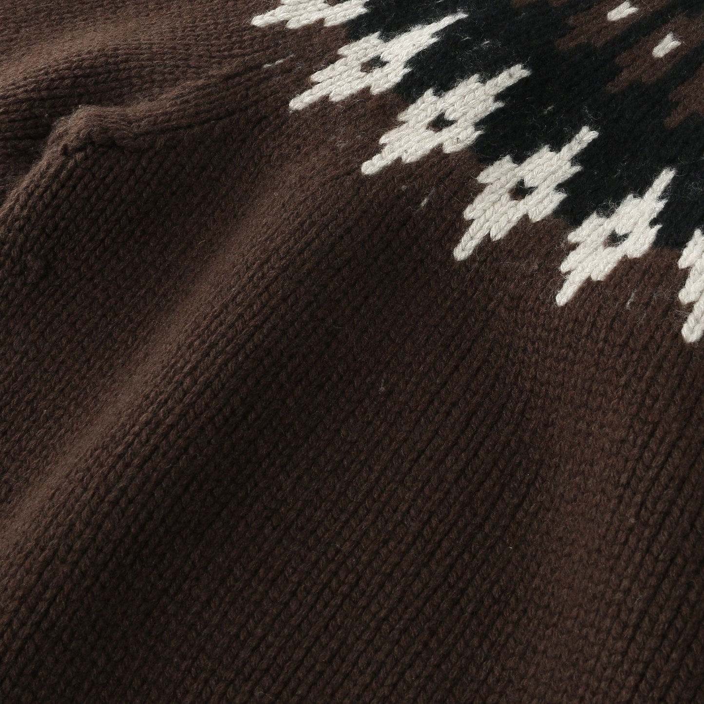 WOOL CASHMERE SILK FAIRISLE KNIT