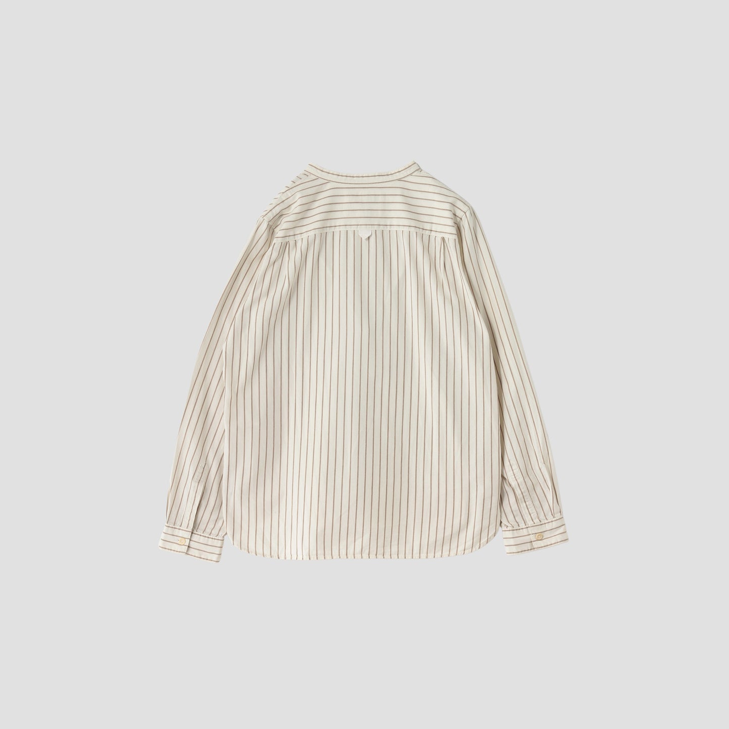 COTTON WOOL STRIPE SHIRT