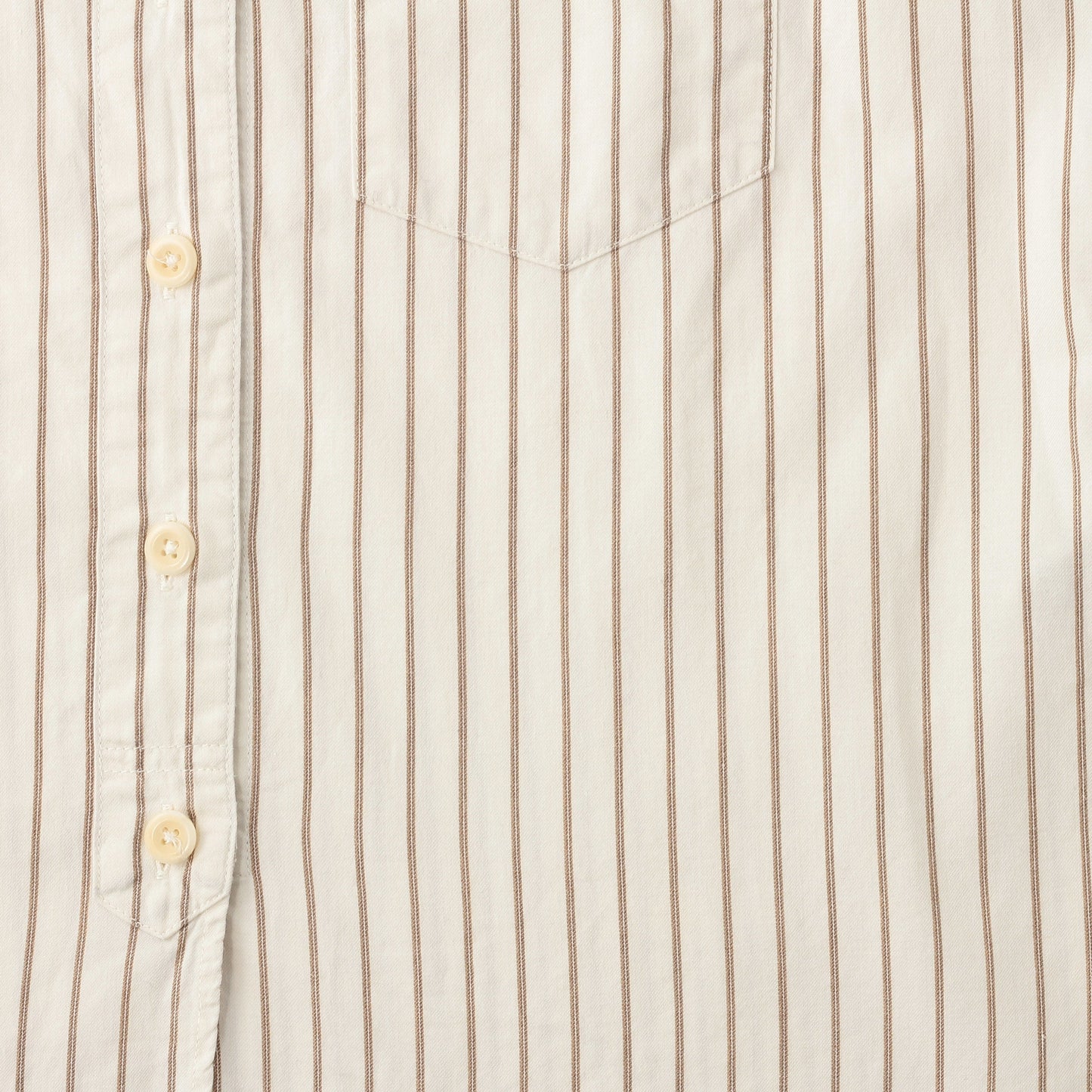 COTTON WOOL STRIPE SHIRT