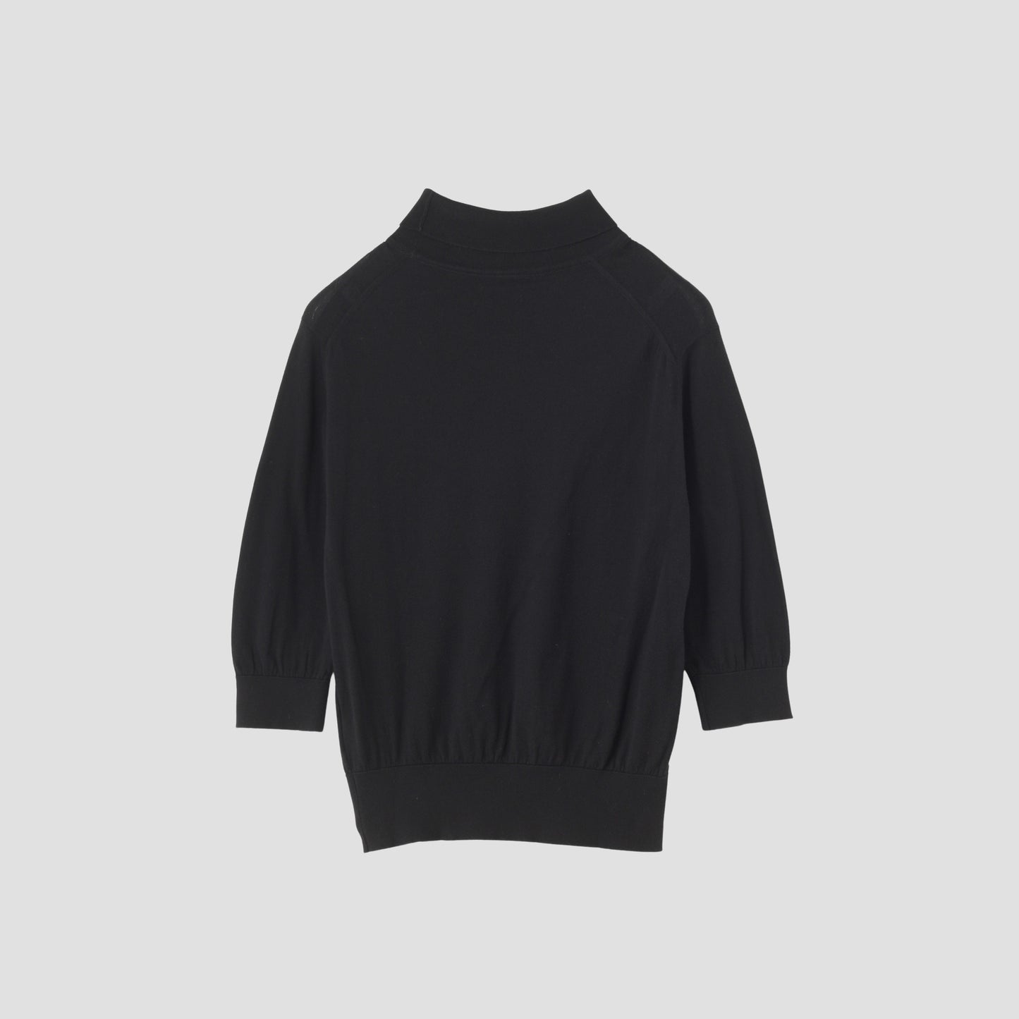 SEA ISLAND COTTON TURTLE NECK KNIT