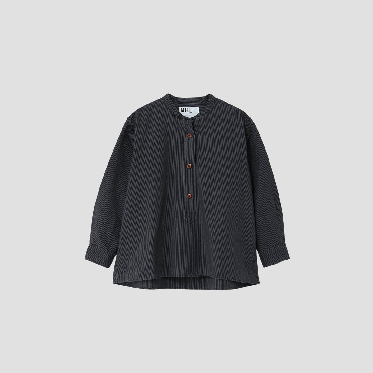 BROKEN STRIPE COTTON SHIRT
