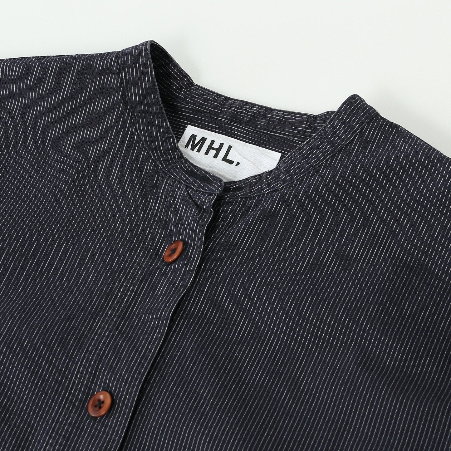 BROKEN STRIPE COTTON SHIRT
