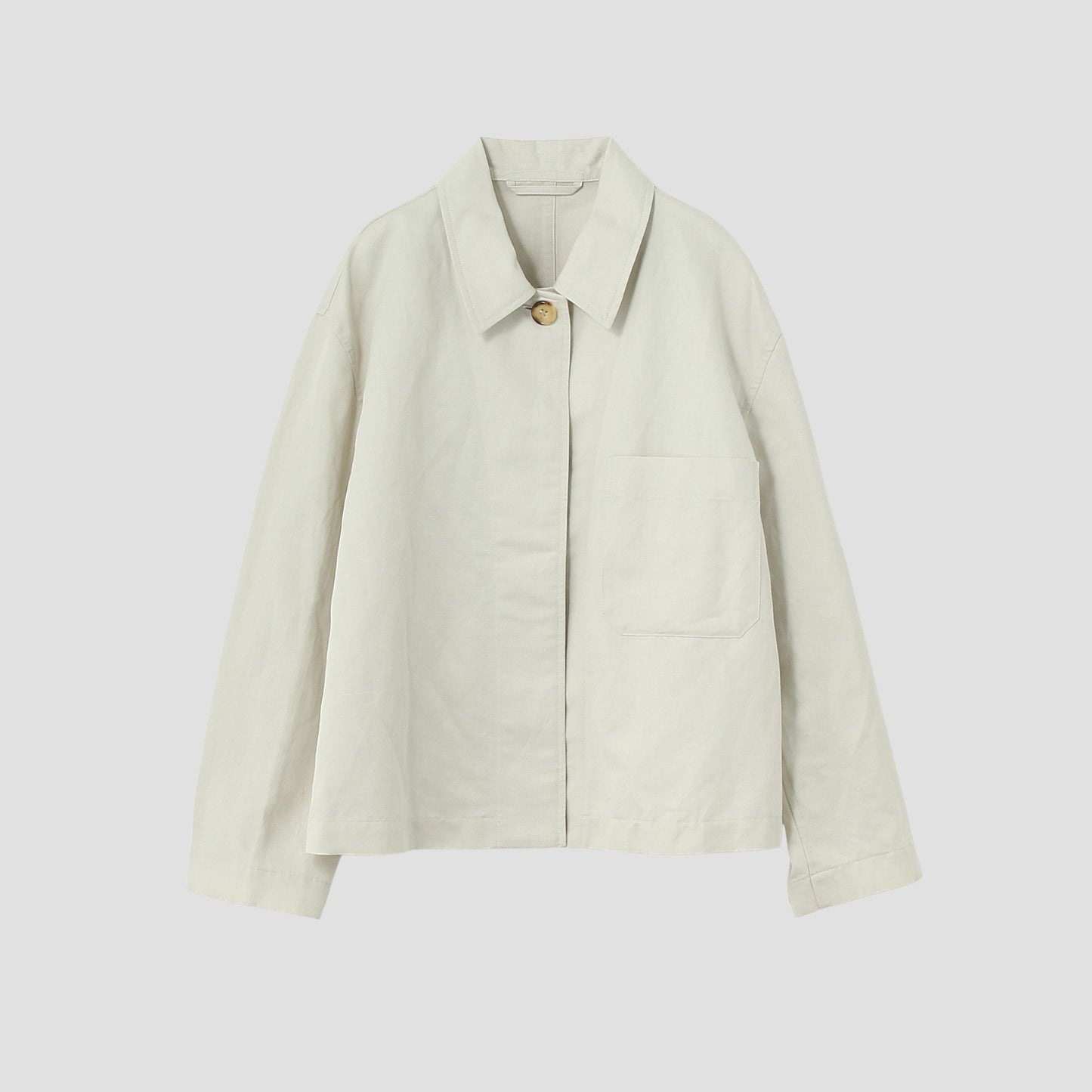 COTTON LINEN TWILL BLOUSON