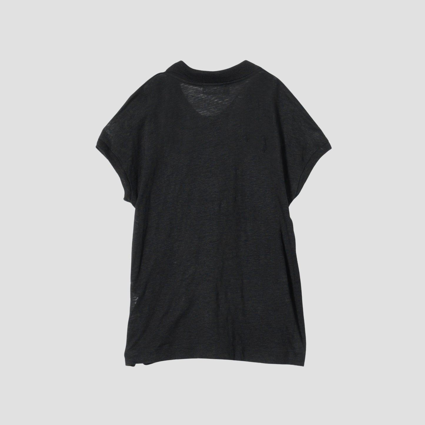 FINE LINEN JERSEY POLO