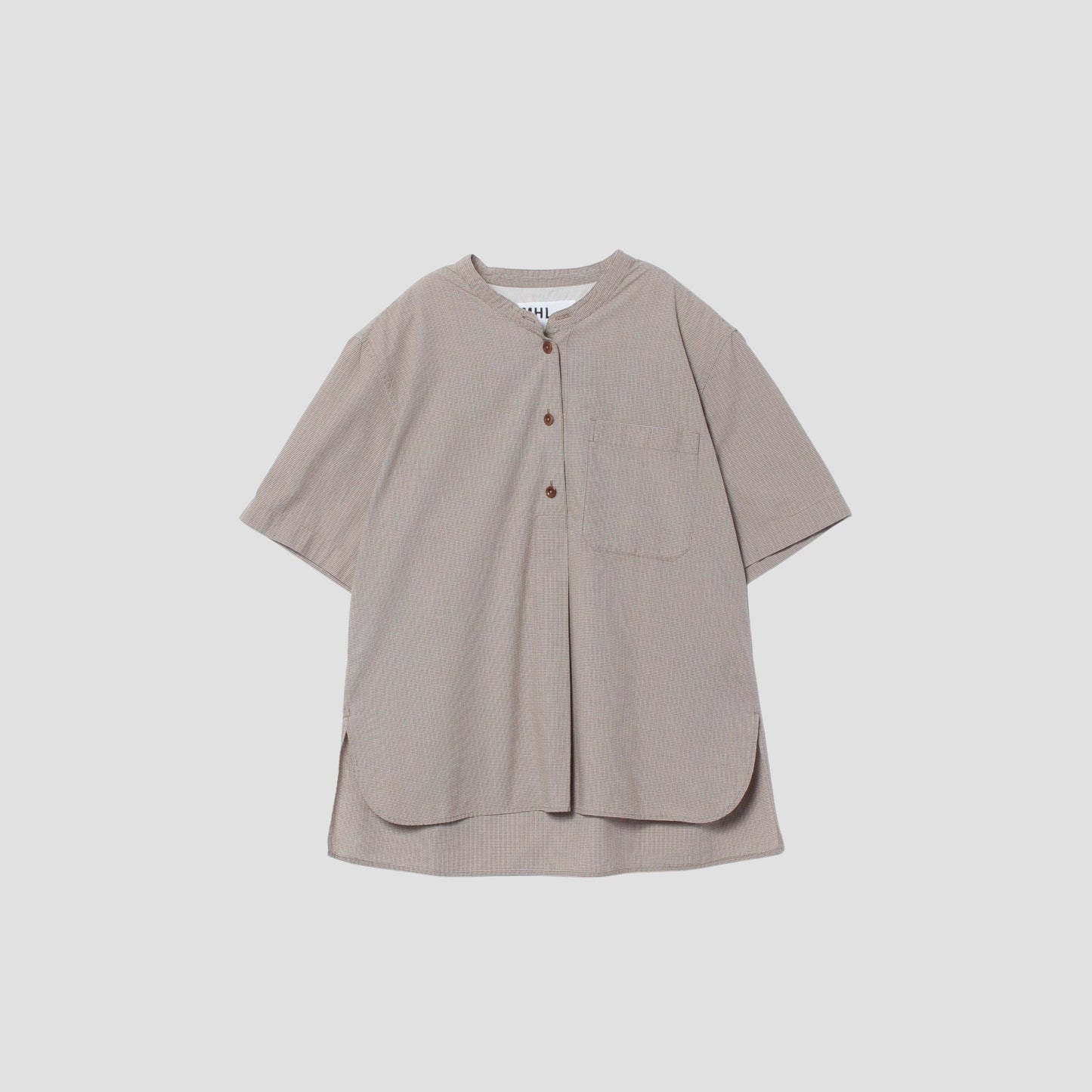 TINY CHECK COTTON SHIRT