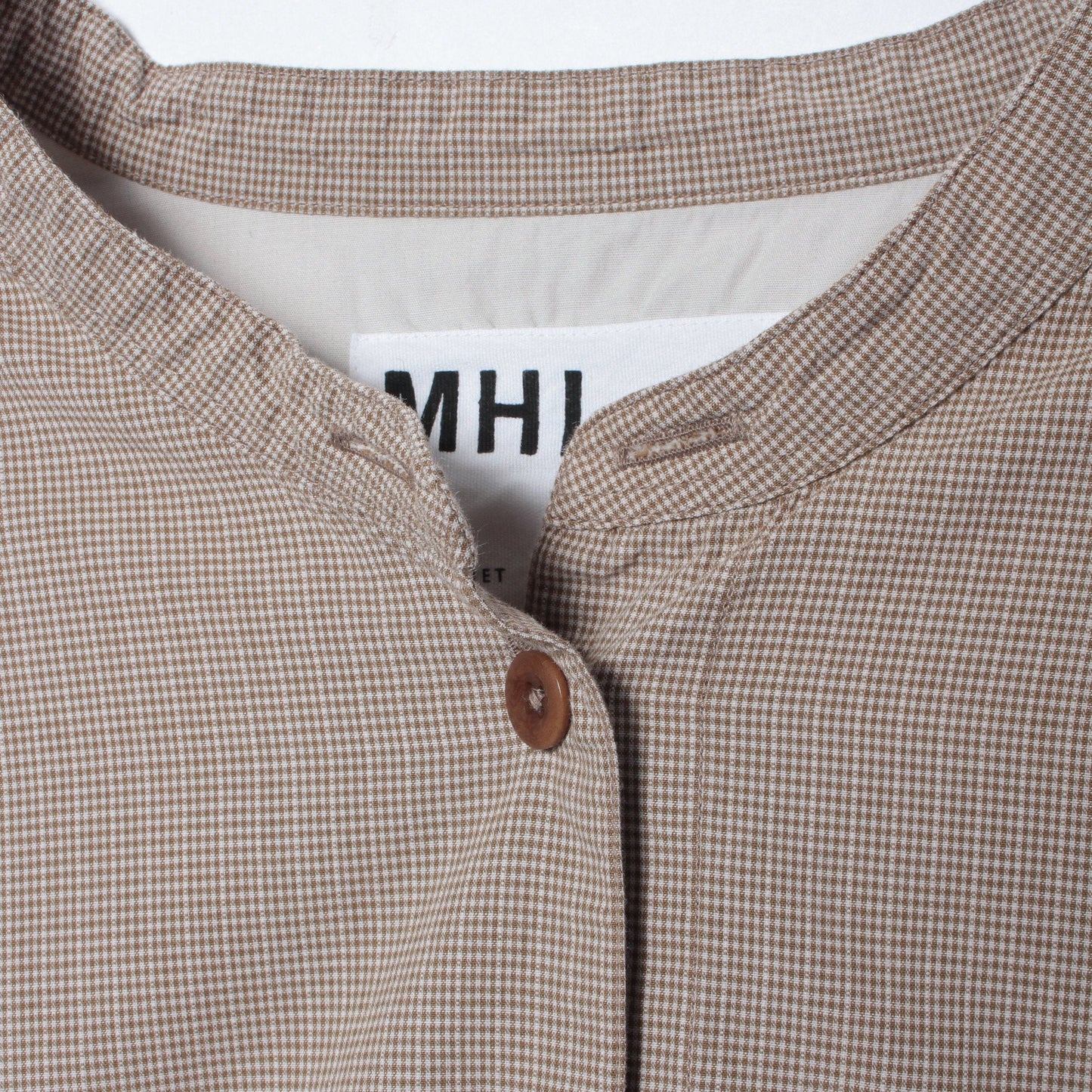 TINY CHECK COTTON SHIRT