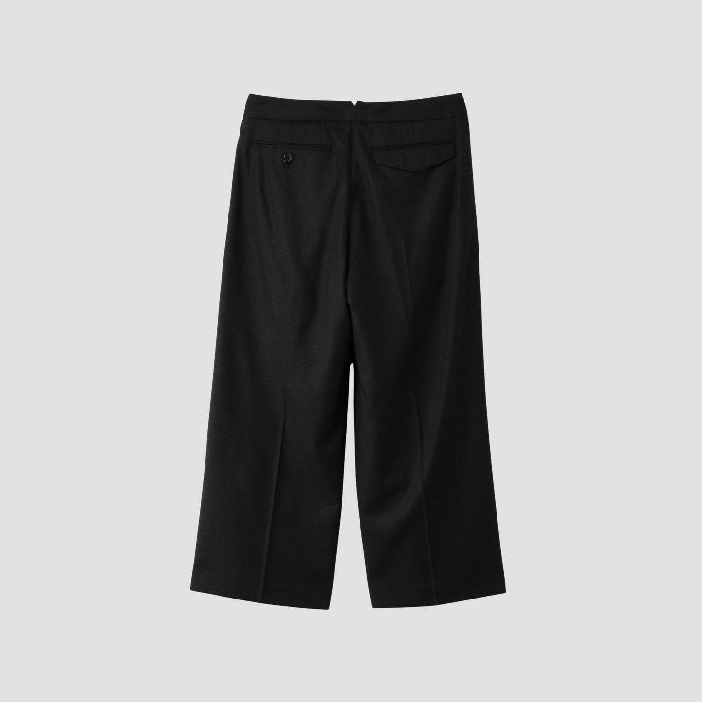 FINE WOOL FLANNEL TROUSERS