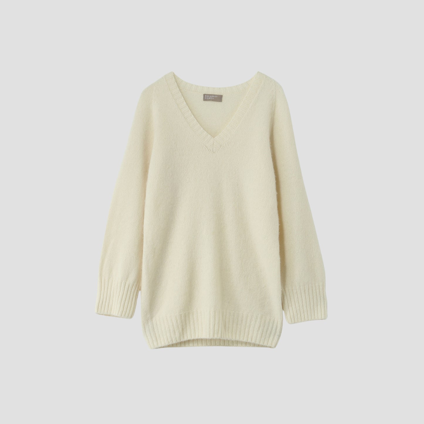 OVERSIZED V NECK JUMPER KNIT