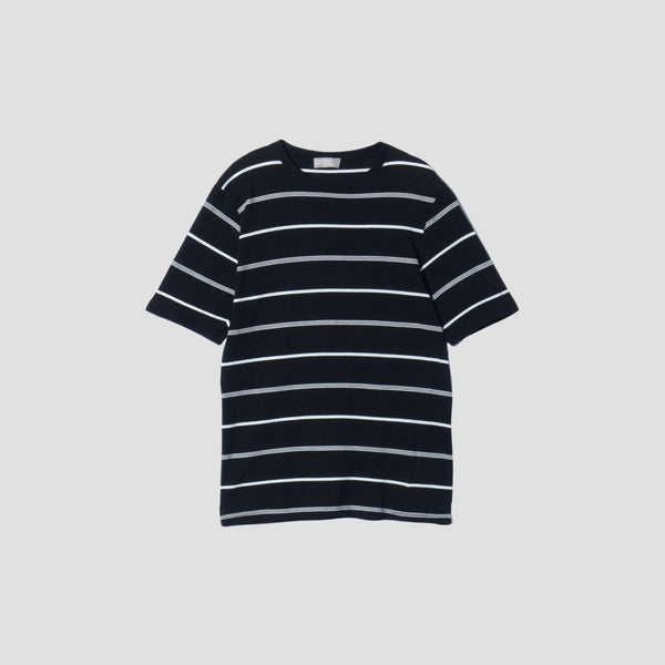 COTTON ENGINEERED STRIPE JERSEY