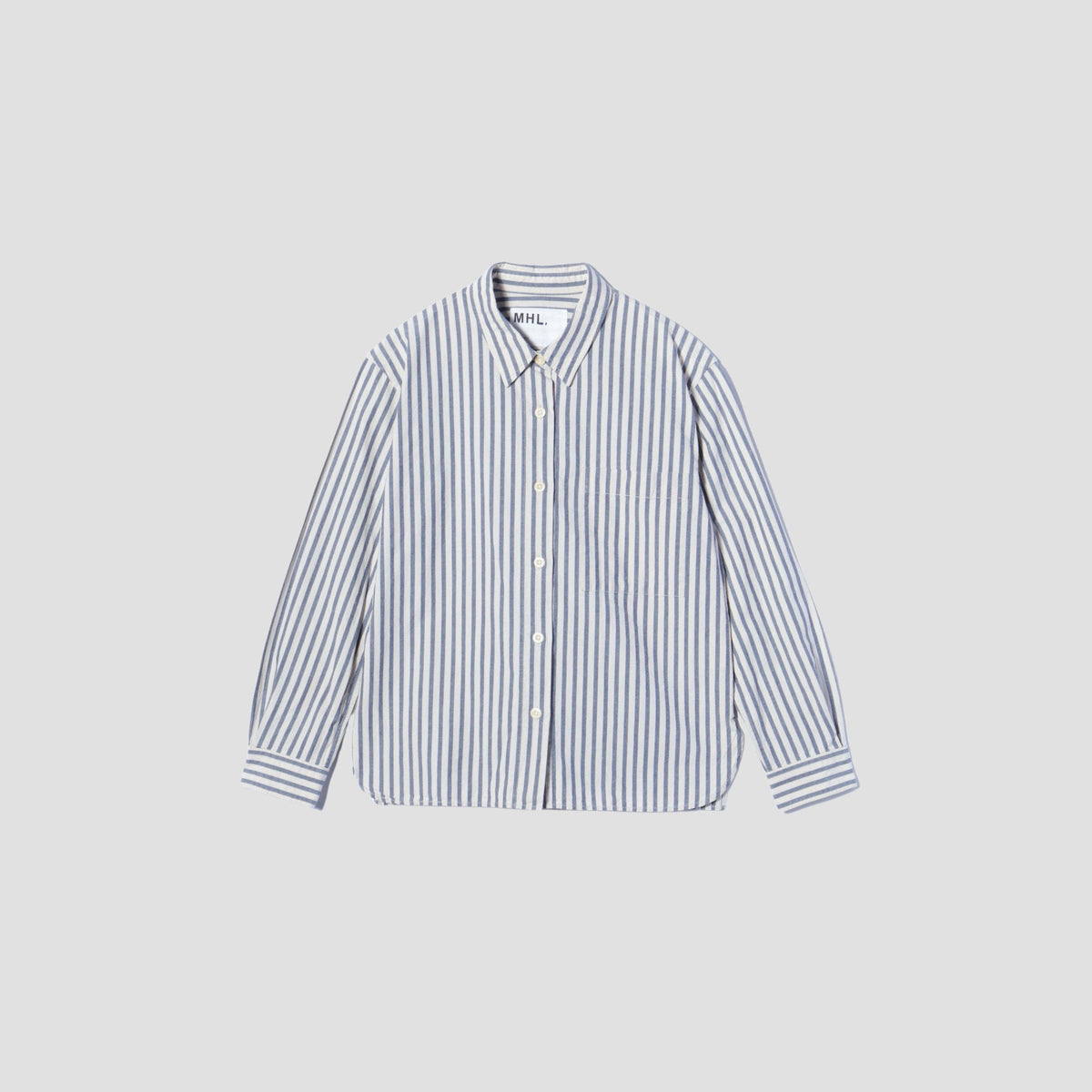 COTTON LINEN CHAMBRAY SHIRT