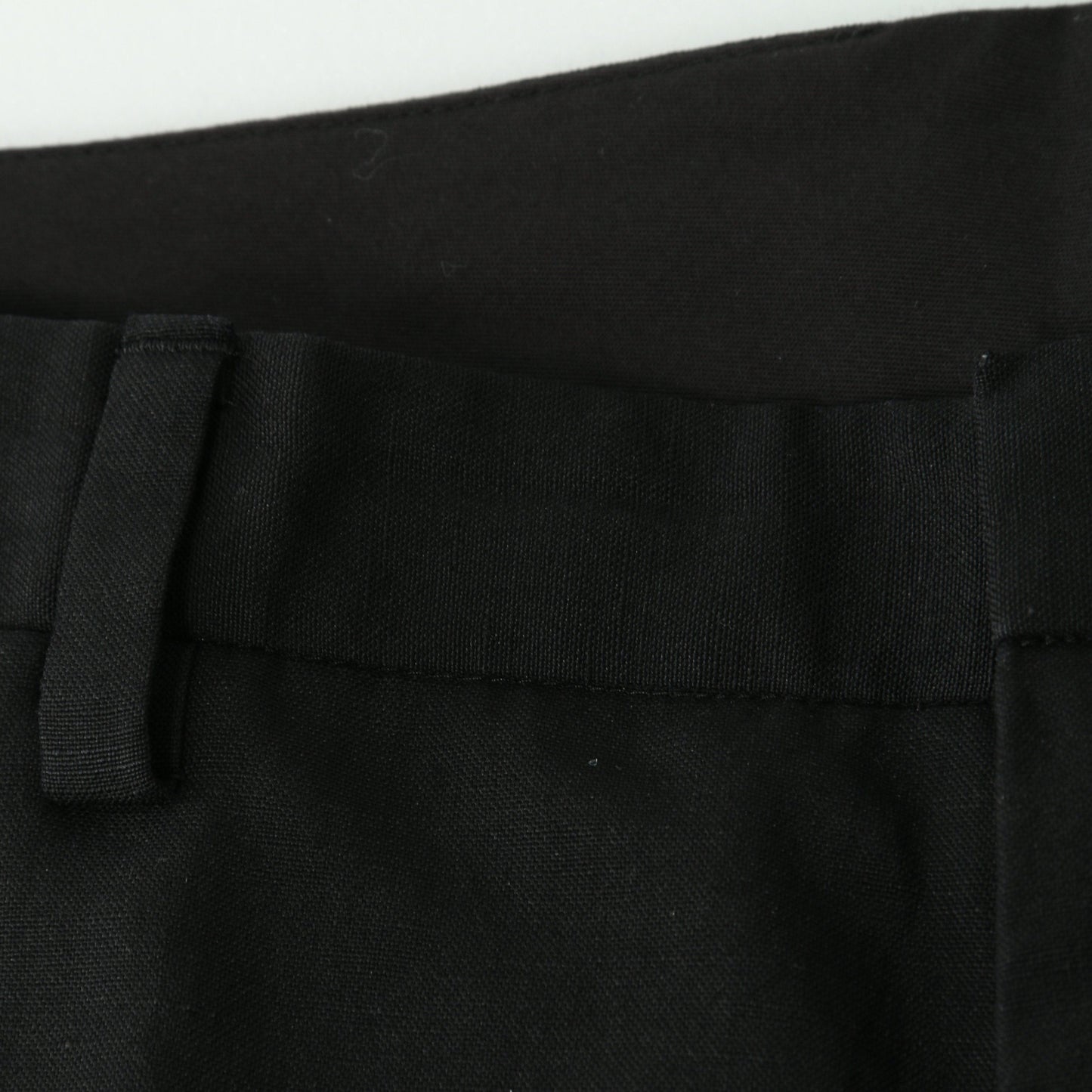 WOOL LINEN POPLIN TROUSERS