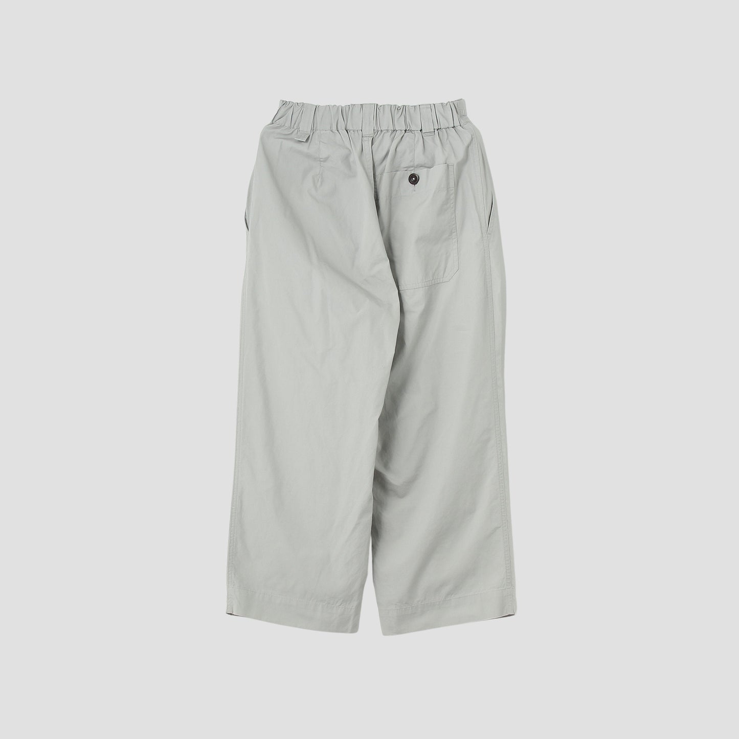 FINE COMPACT COTTON POPLIN TROUSERS