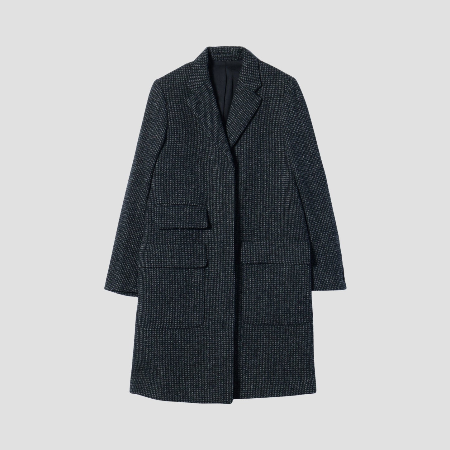 GRID HARRIS TWEED COAT