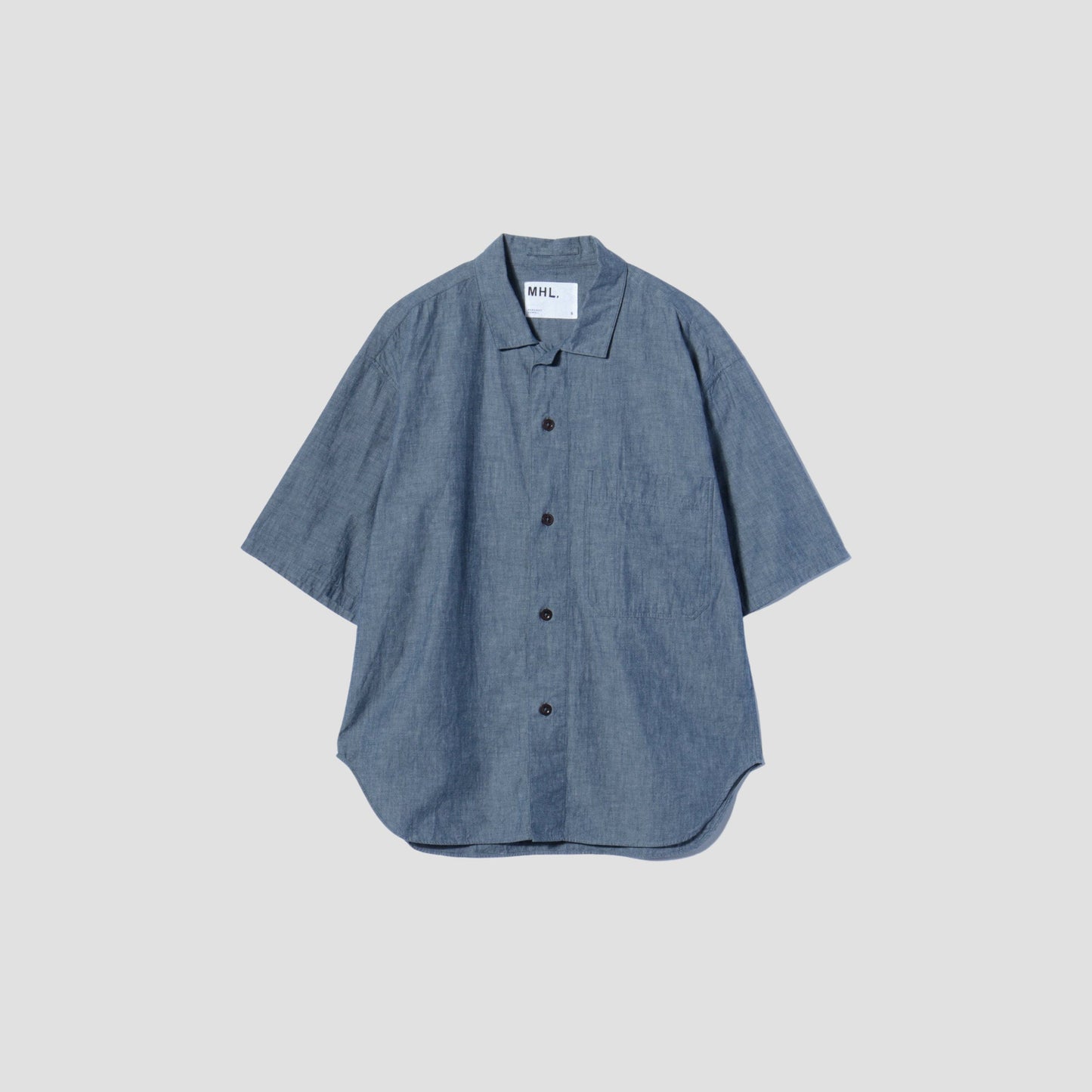 DENIM COTTON CHAMBRAY SHIRT