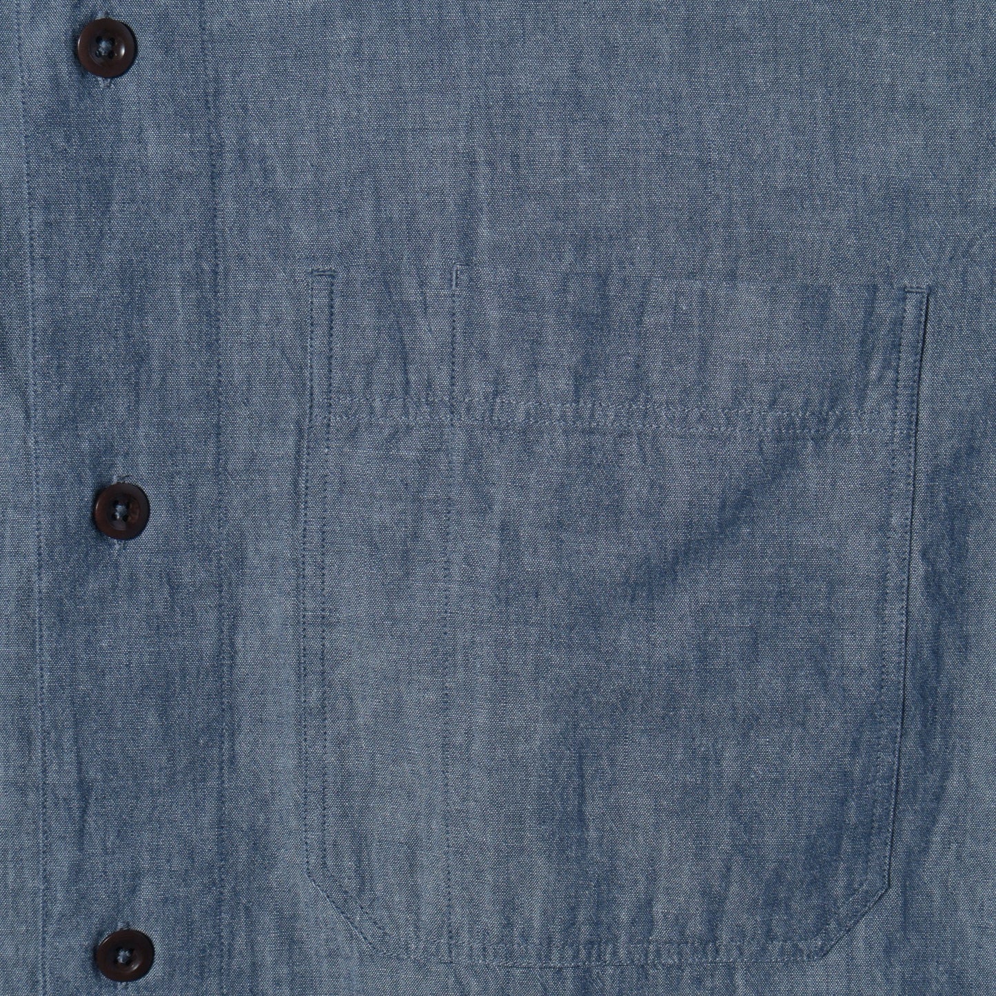 DENIM COTTON CHAMBRAY SHIRT
