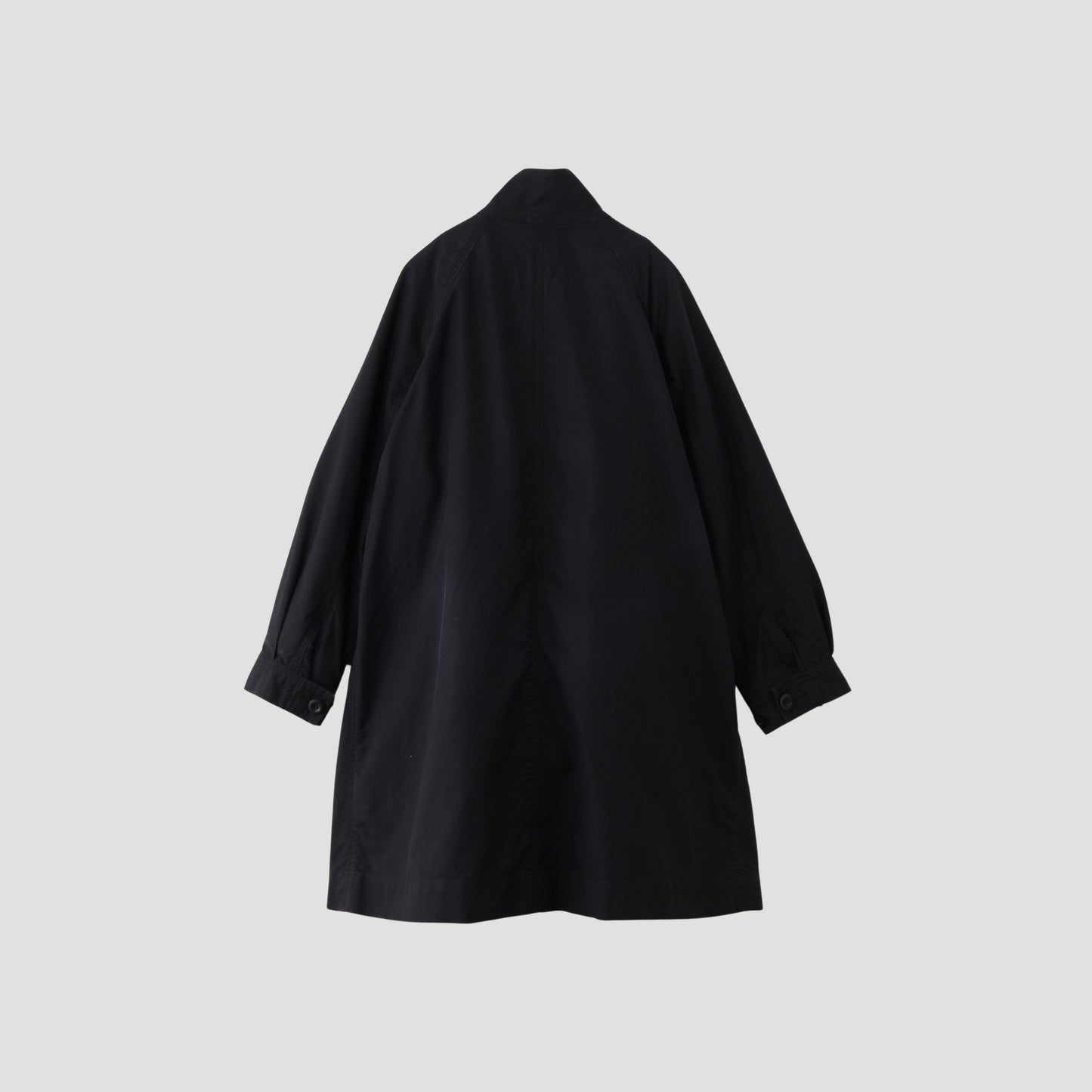 UNEVEN COTTON CANVAS COAT