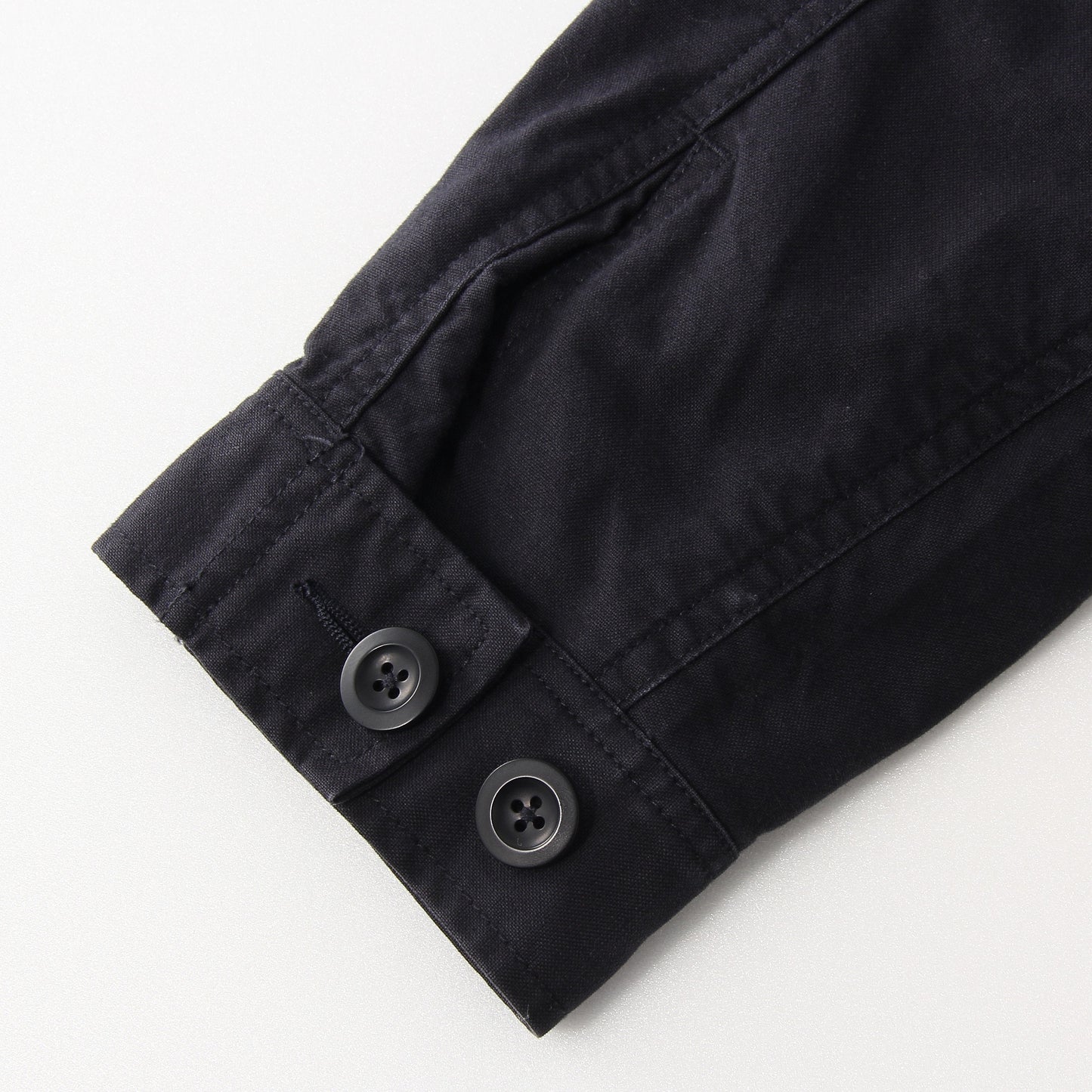 UNEVEN COTTON CANVAS COAT