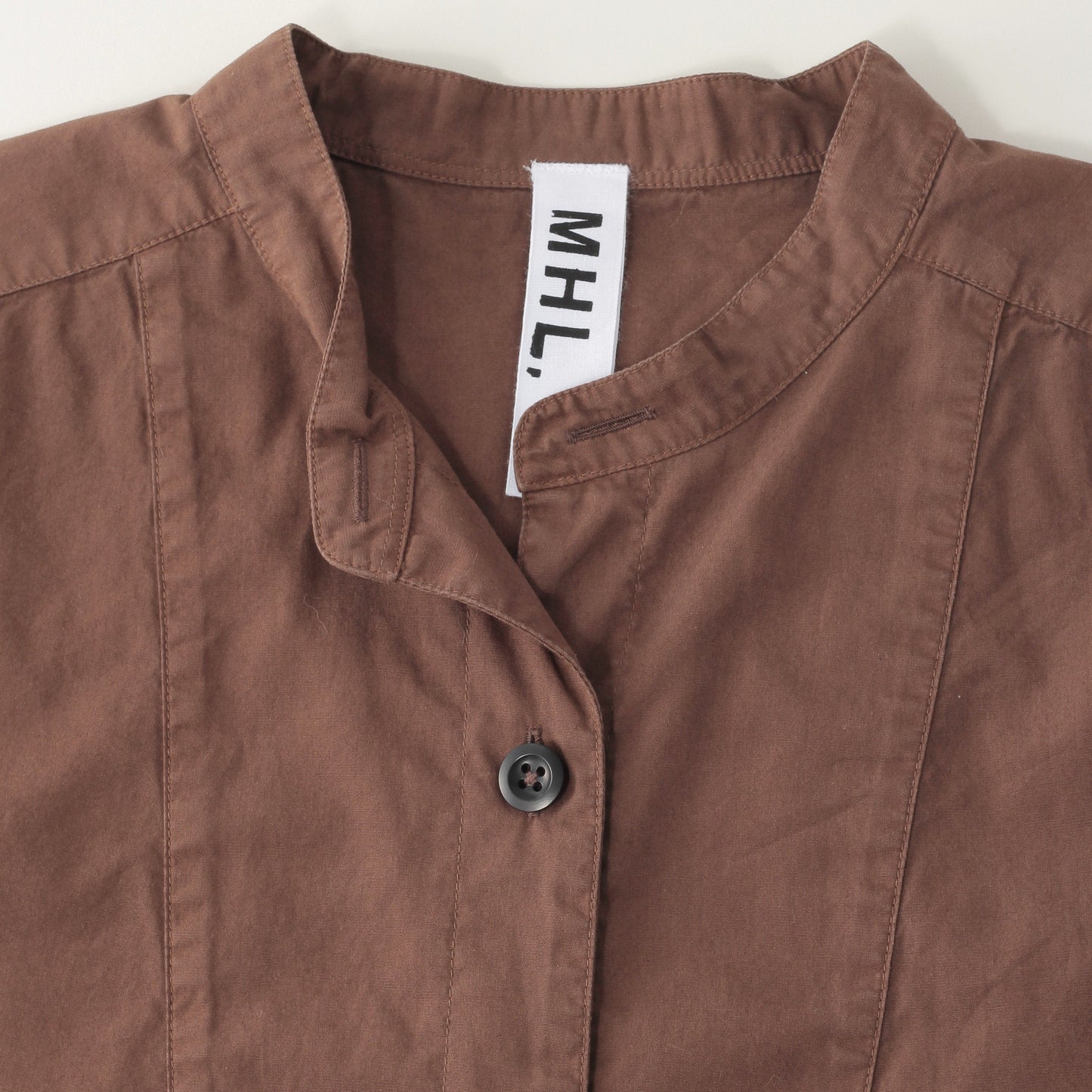 GARMENT DYE COTTON POPLIN SHIRT