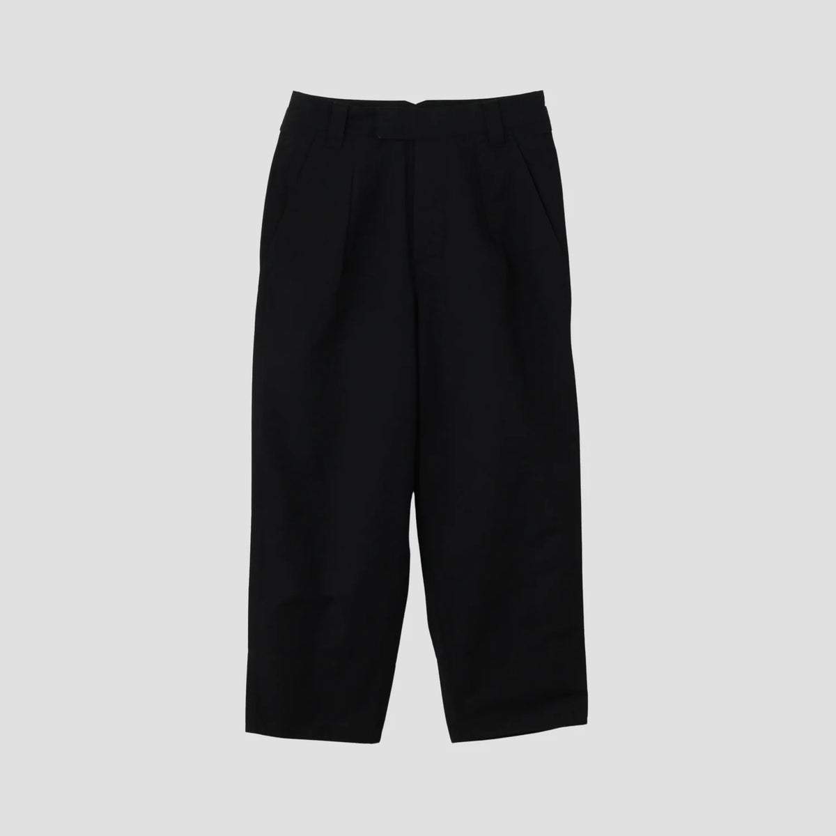 WA-SHI COTTON PLAINWEAVE TROUSERS