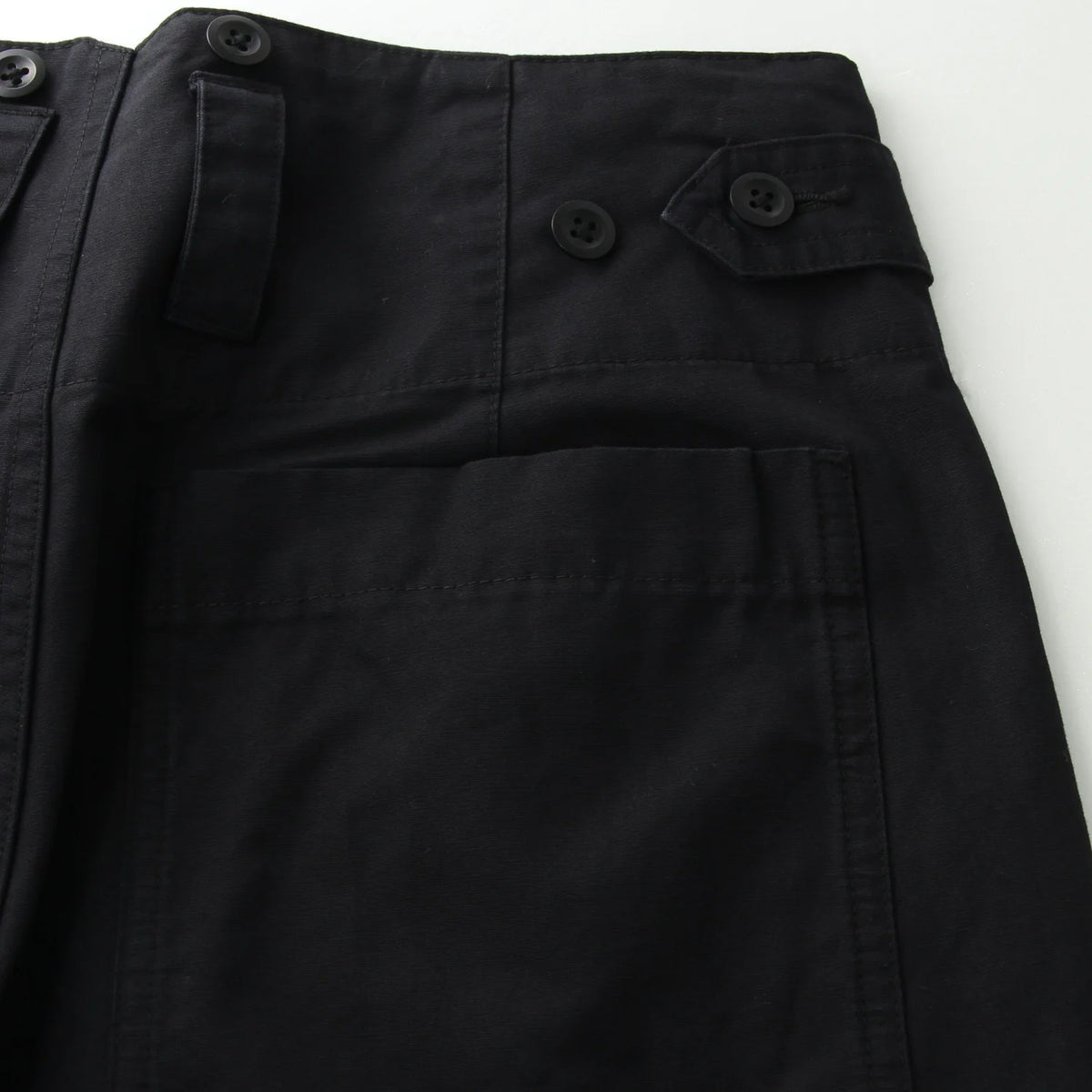 WA-SHI COTTON PLAINWEAVE TROUSERS