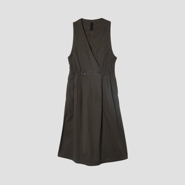 HIGH TWIST COTTON TWILL DRESS