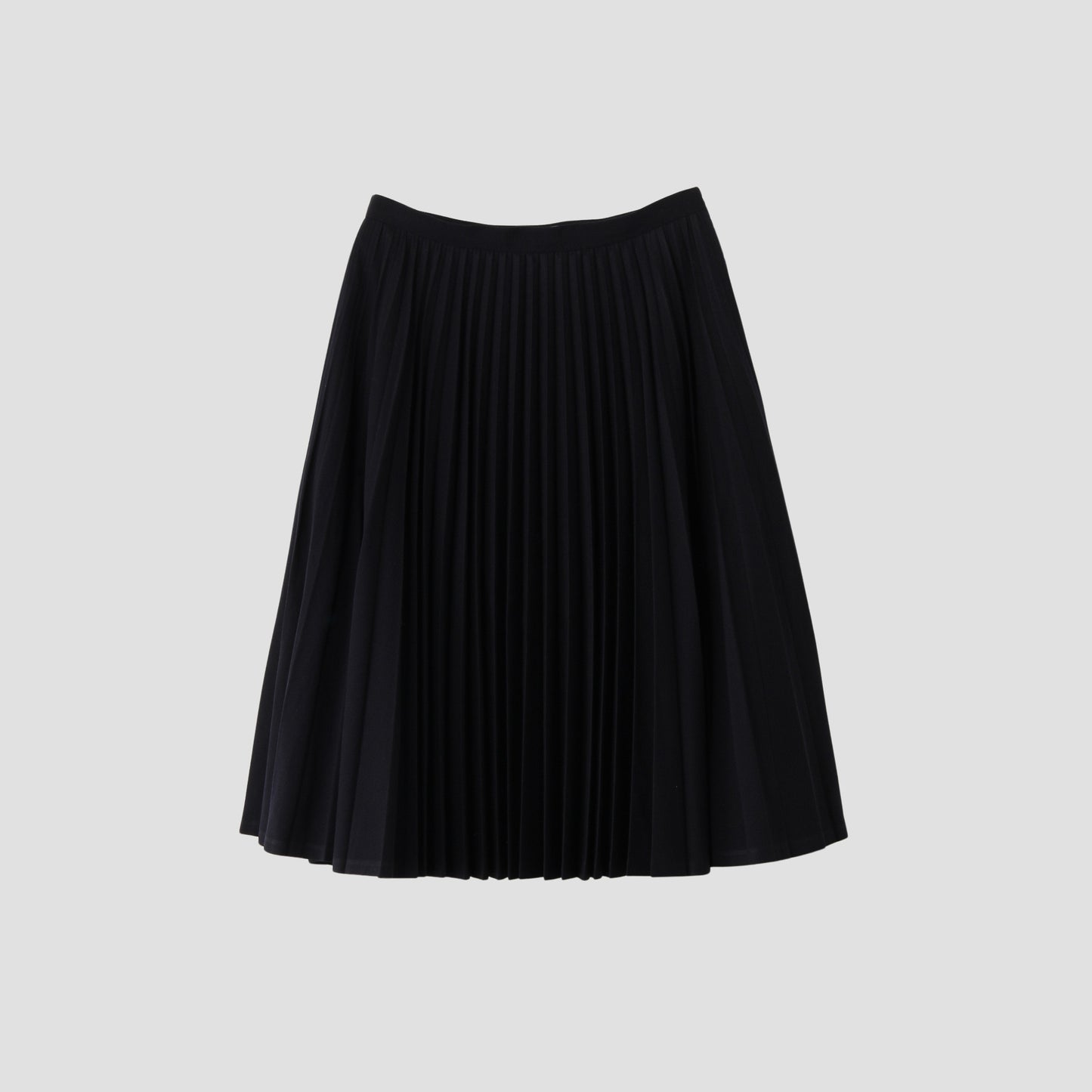 WOOL COTTON GABARDINE SKIRT