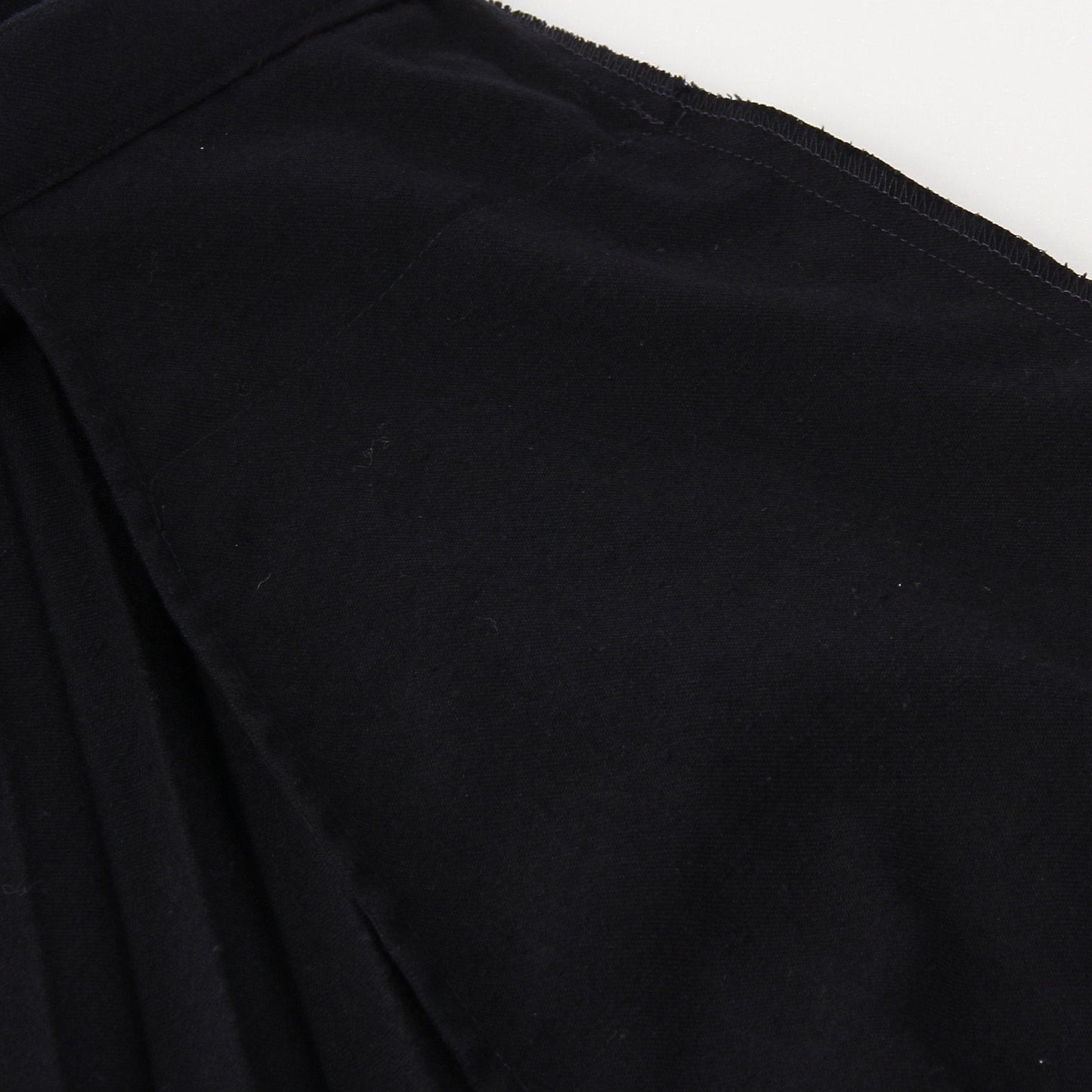 WOOL COTTON GABARDINE SKIRT