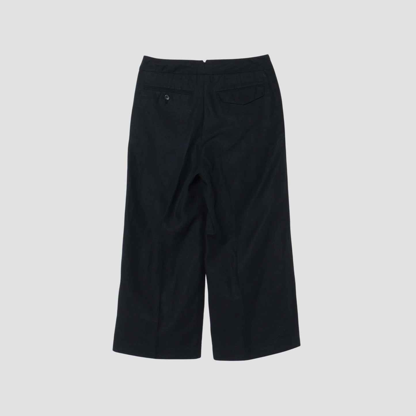 HIGH DENSE LINEN TROUSERS
