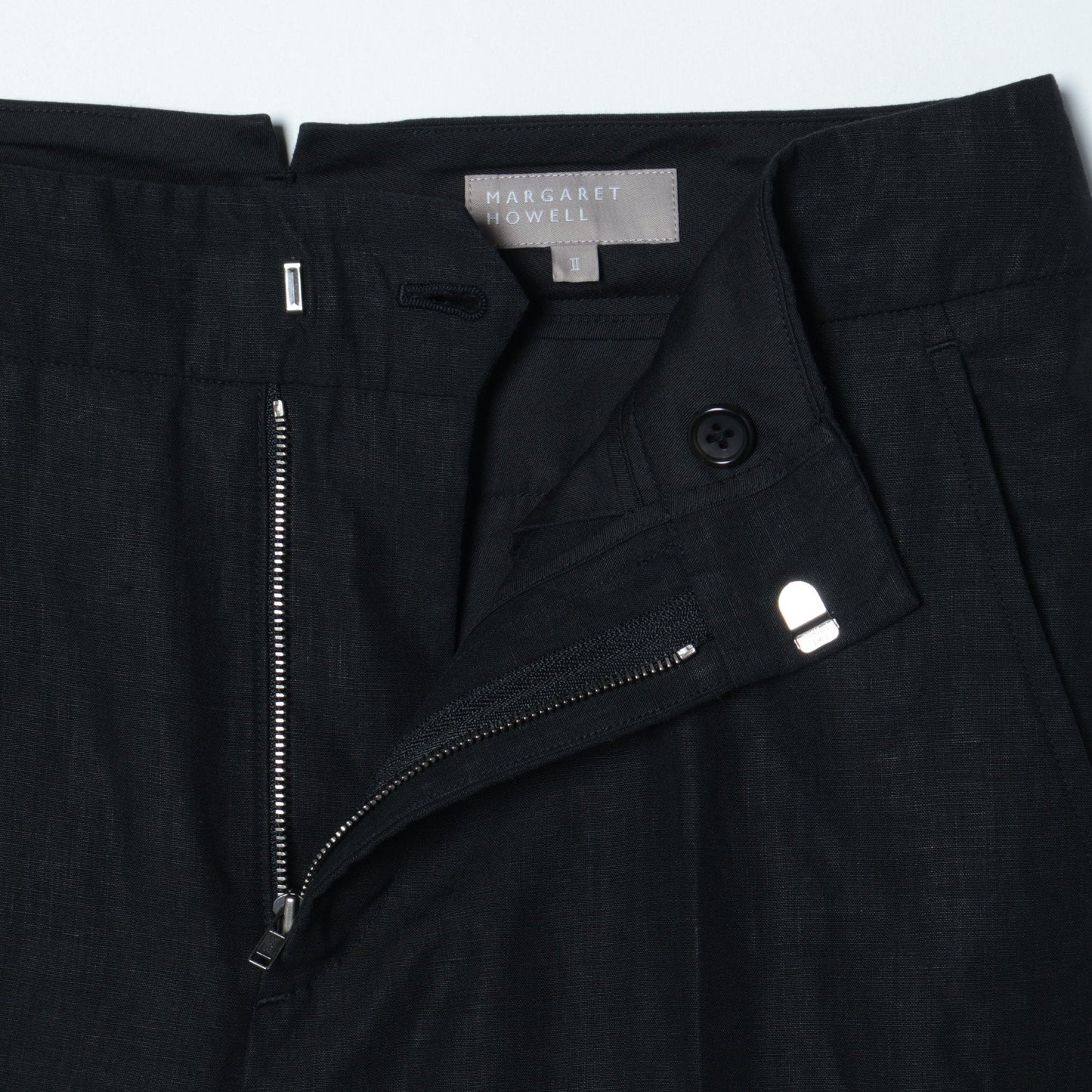 HIGH DENSE LINEN TROUSERS