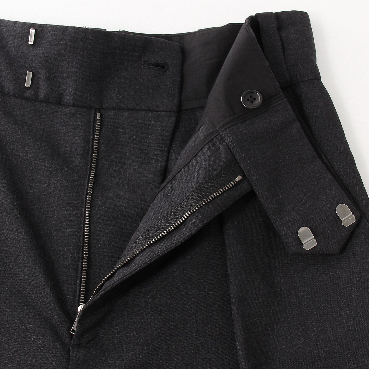 SUMMER WOOL POPLIN TROUSERS