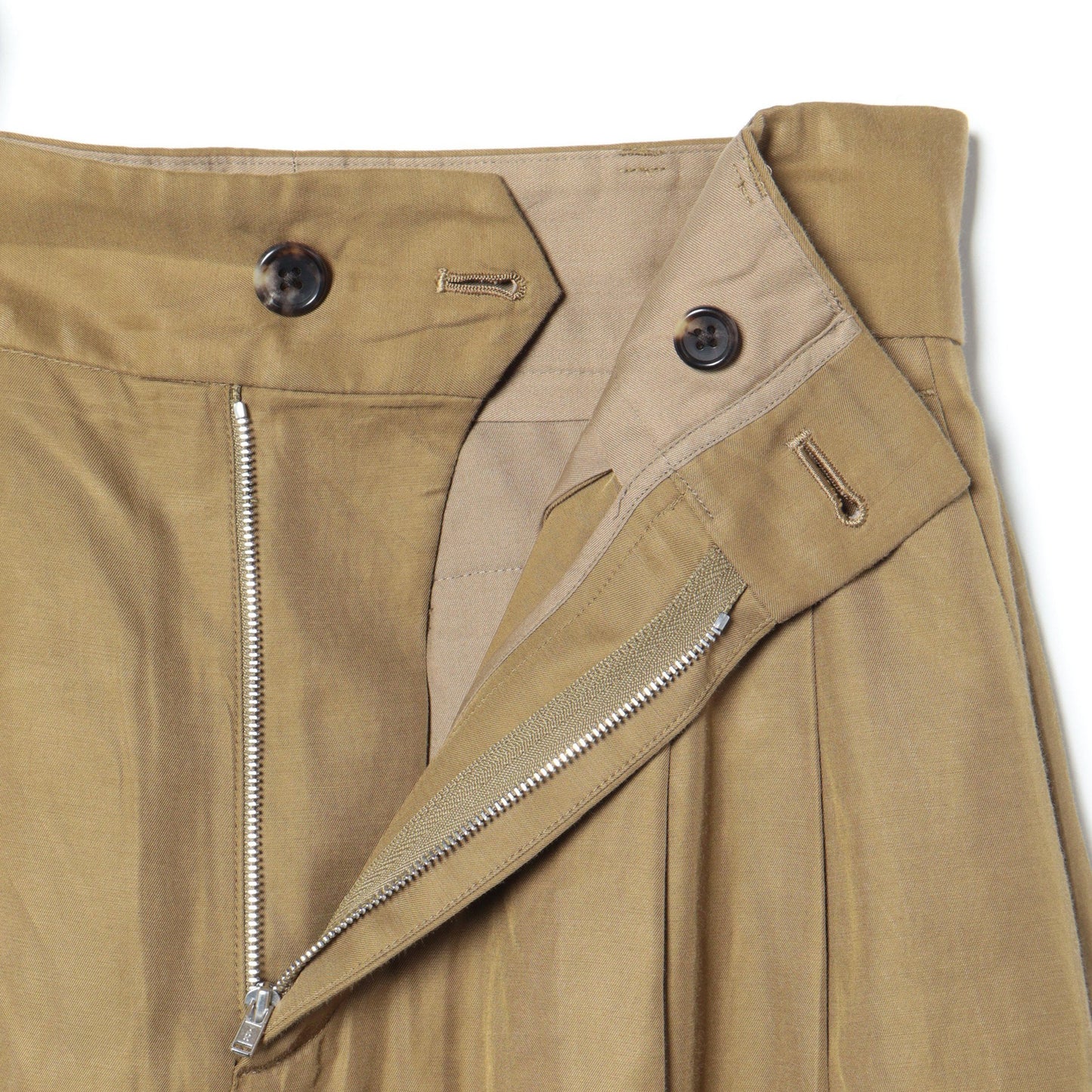VISCOSE COTTON TWILL TROUSERS