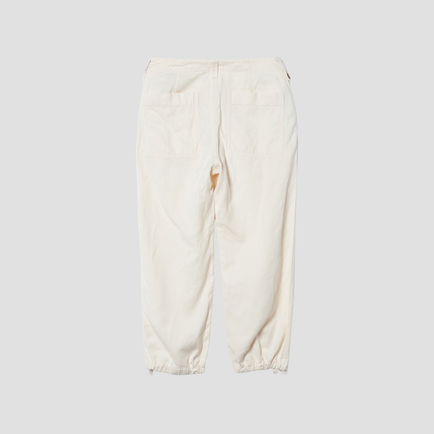 HIGHTWISTED COTTON LINEN TROUSERS