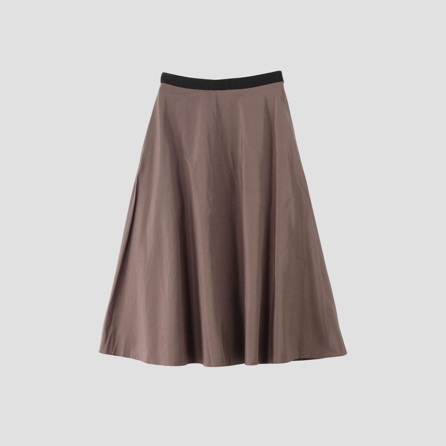 SILK COTTON POPLIN SKIRT