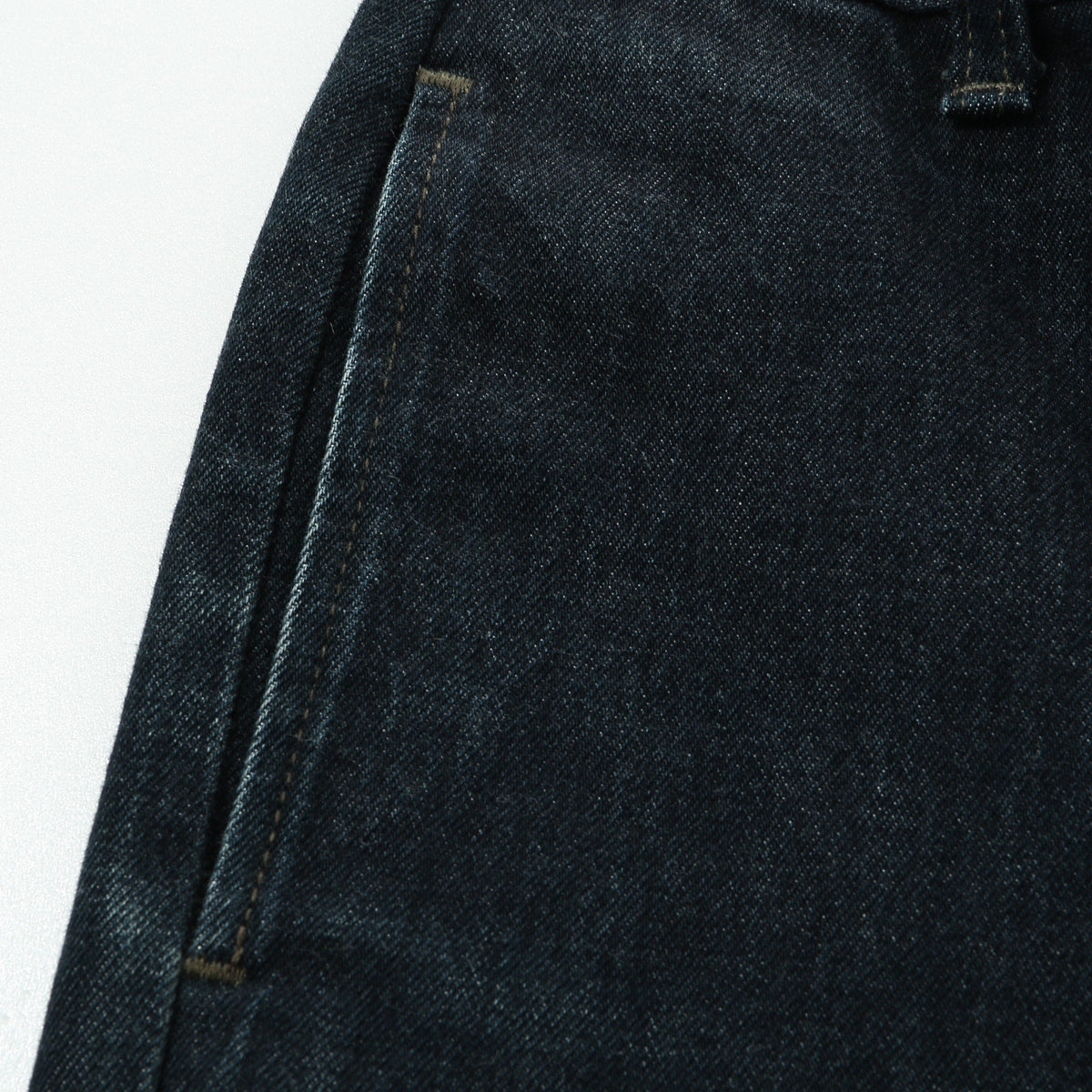 ORGANIC COTTON DENIM TROUSERS