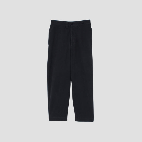 BASIC BRUSHED COTTON CHINO TROUSERS