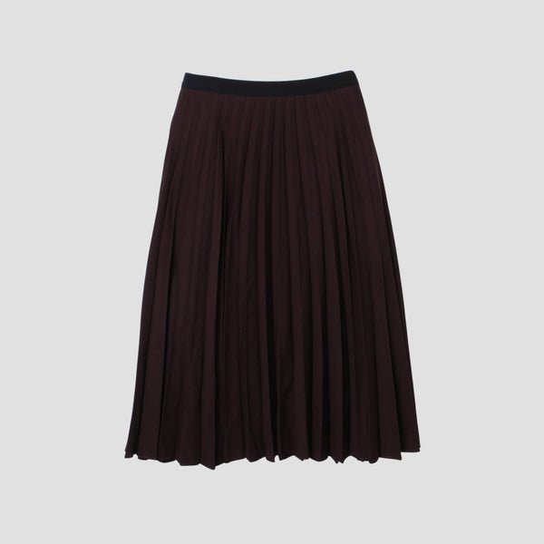 FINE WOOL GABARDINE SKIRT