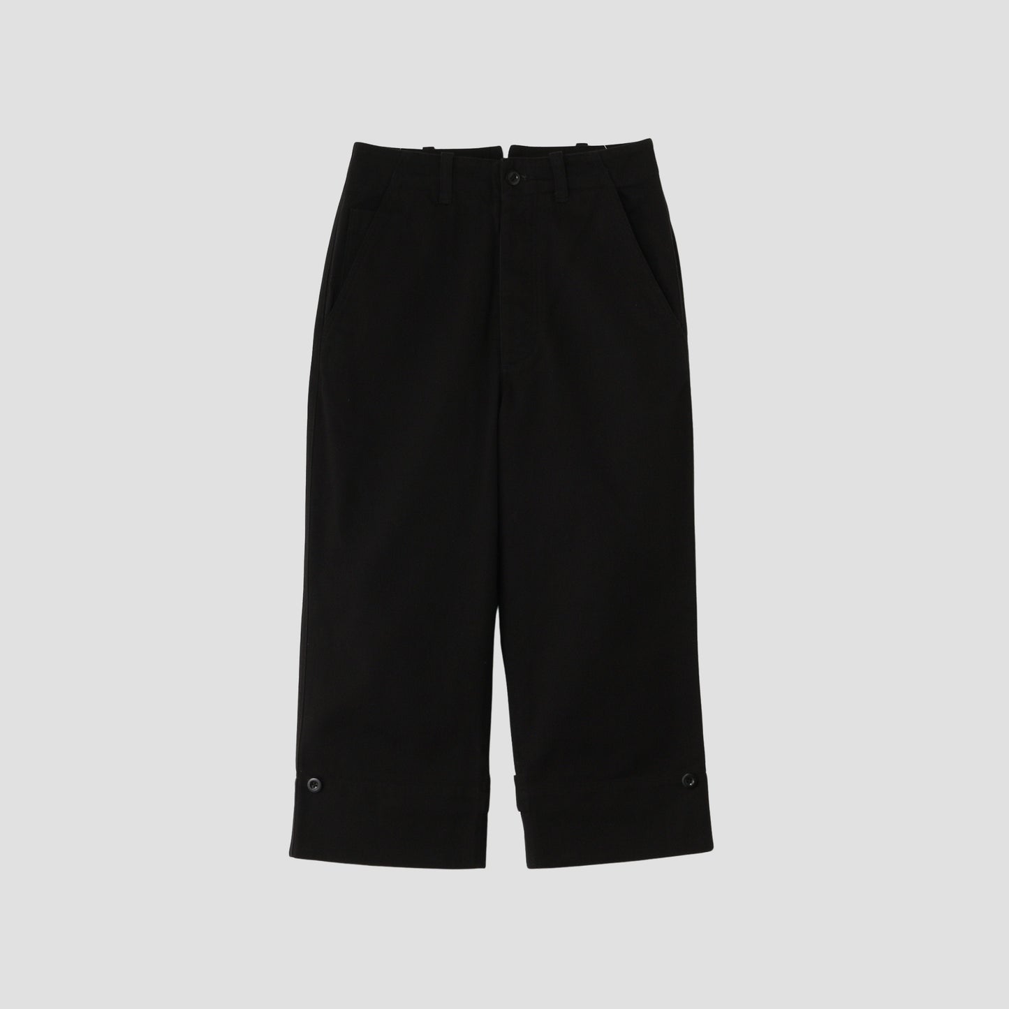 SOFT COTTON TWILL TROUSERS