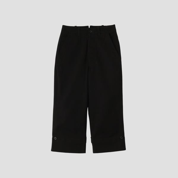 SOFT COTTON TWILL TROUSERS