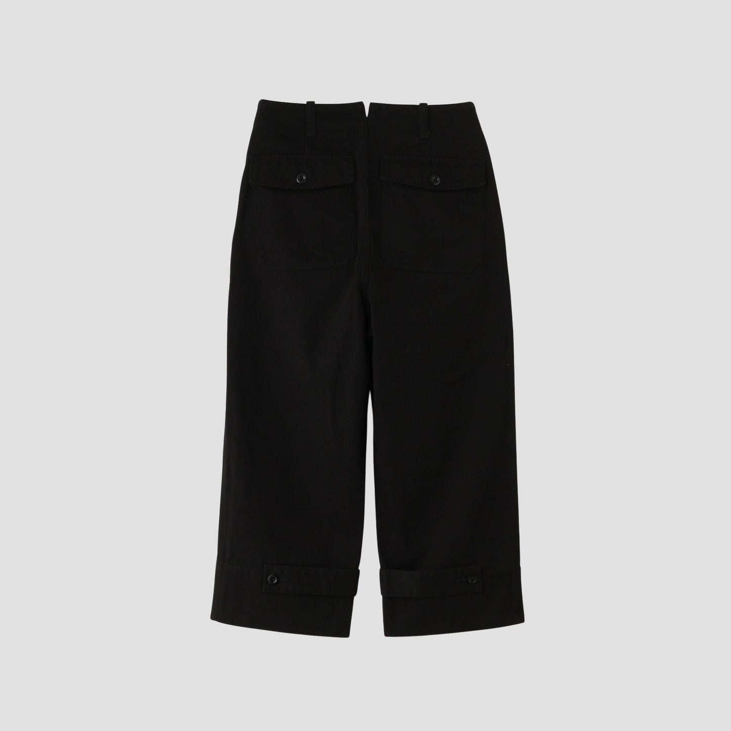 SOFT COTTON TWILL TROUSERS